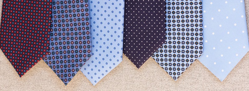 انواع کراوات - جنس کراوات